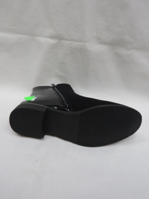 Botki damskie ocieplane na płaskim (36-41) SA11-2 BLACK