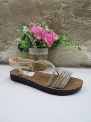 Sandały damskie na płaskim (36-40) Z-12 BEIGE