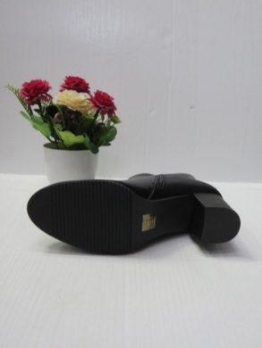 Botki damskie ocieplane na obcasie (36-41) X3707 BLACK
