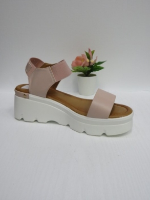 Sandały damskie na koturnie (36-41) 0-42 PINK