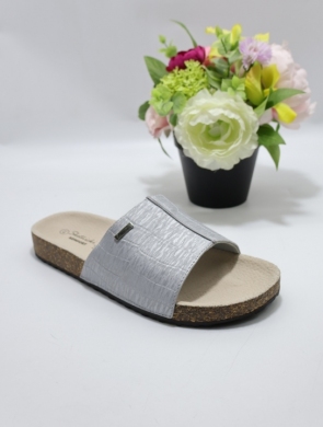 Klapki damskie na płaskim (36-41) 0509 L GREY