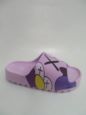 Klapki damskie na płaskim (36-41) CK240 PURPLE