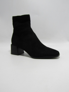 Botki damskie na obcasie (36-41) 9569A-1 BLACK