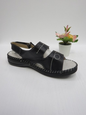 Sandały damskie na koturnie (36-41) 008 BLACK