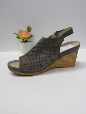 Sandały damskie na koturnie (36-41) 7AA225 DGREY