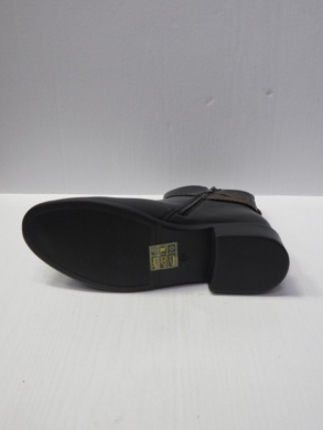 Botki damskie ocieplane na płaskim (36-41) BL59 PU/BLACK