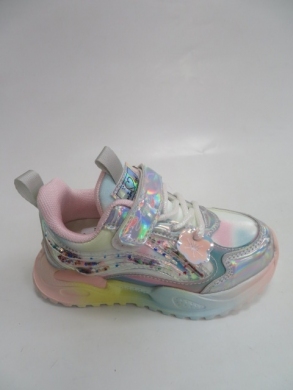 Buty sportowe dziewczęce (26-31) L263 SILVER