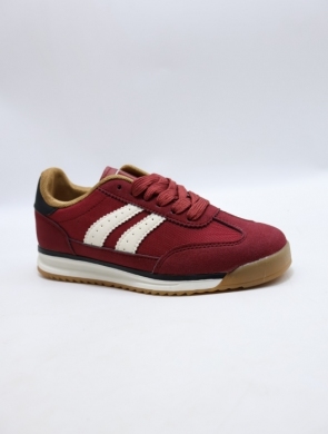 Buty sportowe damskie na płaskim (36-41) R93 WINE