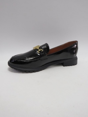 Mokasyny damskie na płaskim (36-41) W-228 BLACK