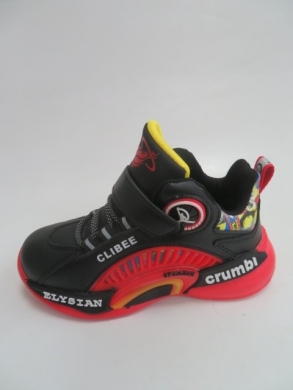 Sneakersy chłopięce (26-31) L353 BLACK/RED