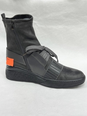 Botki damskie na płaskim (36-41) A155-2 GREY