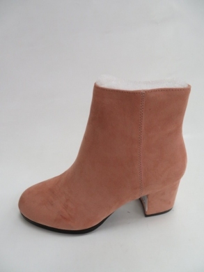 Botki damskie jesienne na obcasie (36-41) 6009 PINK
