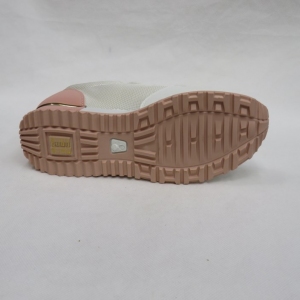 Buty sportowe damskie na płaskim (36-41) R-78 WHITE/PINK