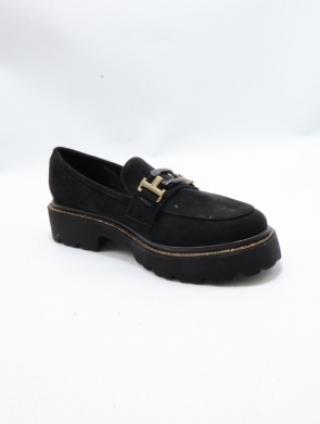 Mokasyny damskie na płaskim (36-41) 11362 BLACK