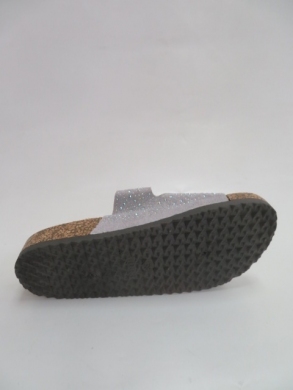 Klapki damskie na płaskim (36-41) 44508 GREY