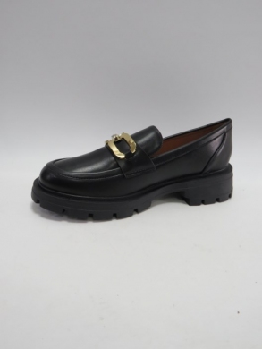 Mokasyny damskie na płaskim (36-41) W-218 BLACK