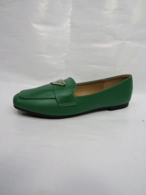 Mokasyny damskie na płaskim (36-41) GO-167 GREEN