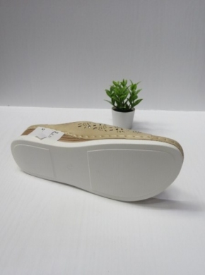 Klapki damskie na koturnie (36-41) N22-885 BEIGE