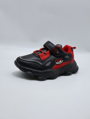 Buty sportowe chłopięce (31-36) F821 BLACK/RED