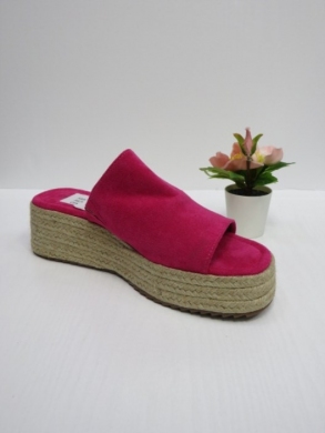 Klapki damskie na koturnie (36-41) 5937 FUXIA