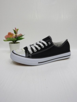Trampki damskie na płaskim (36-41) FZC-2 BLACK