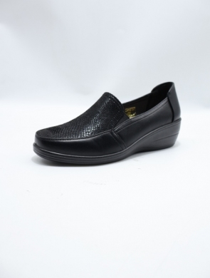 Półbuty damskie na koturnie (36-41) WA007-1 BLACK