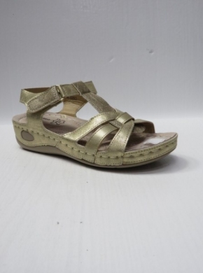 Sandały damskie na koturnie (36-41) B3202 GOLD