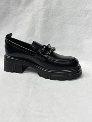 Mokasyny damskie na płaskim (36-41) 3256 BLACK