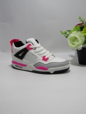 Buty sportowe młodzieżowe (36-41) D660-Y WH/FUXIA