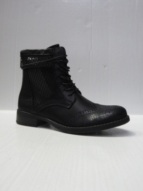 Botki damskie na płaskim (36-41) F6022 BLACK