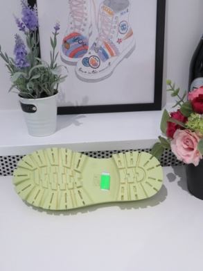 Mokasyny damskie na płaskim (36-41) 7911 GREEN
