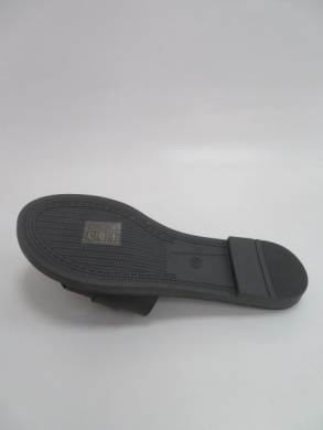 Klapki damskie na płaskim (36-41) 2113-1 BLACK