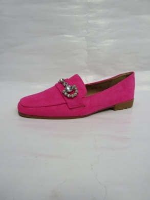 Mokasyny damskie na płaskim (36-41) H8-257 FUCHSIA