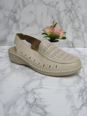 Sandały damskie na koturnie (36-41) J19-13 BEIGE