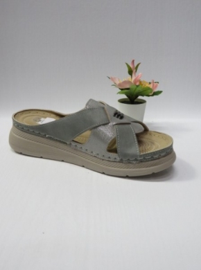 Klapki damskie na koturnie (39-43) DT21-2 GREY