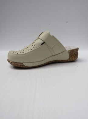 Klapki damskie na koturnie (36-42) B6-5 BEIGE