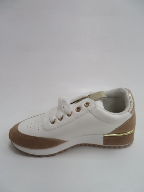Buty sportowe damskie na płaskim (36-41) R-51 WHITE