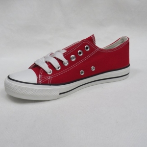 Trampki damskie na płaskim (36-41) 7BW-5 RED