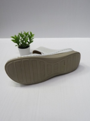 Klapki damskie na koturnie (36-42) CC2229 WHITE