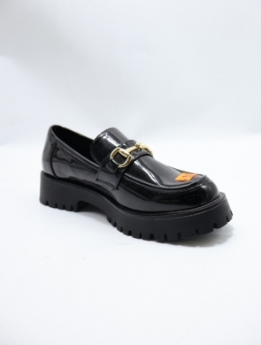 Mokasyny damskie na płaskim (36-41) DE951M BLACK