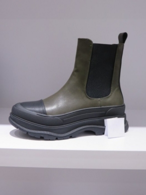 Botki damskie na płaskim (36-41) JH21-29 GREEN
