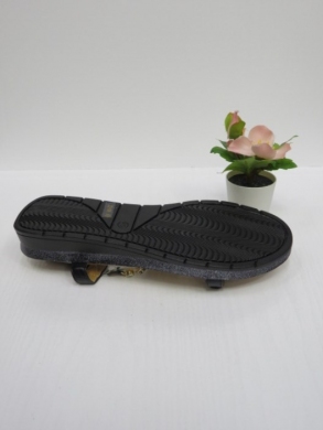 Sandały damskie na koturnie (36-41) 22-04 BLACK