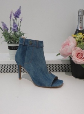 Sandały damskie na szpilce (36-41) 929 JEANS