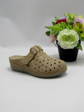 Klapki damskie na koturnie (36-42) 21208-10 L.YELLOW