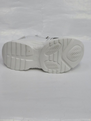 Buty sportowe chłopięce (27-32) F-89 WHITE/BLACK