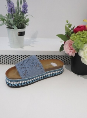Klapki damskie na koturnie (36-41) AT0674 BLUE