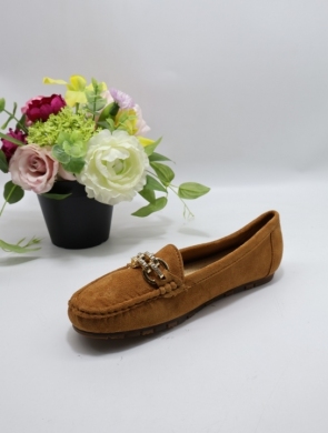 Mokasyny damskie na płaskim (36-41) JS113-3 CAMEL