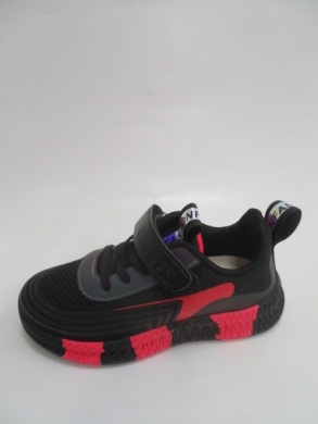 Buty sportowe dziewczęce (32-37) L36 BLACK/RED
