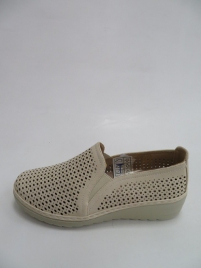 Półbuty damskie na płaskim (36-42) 8601-4 BEIGE