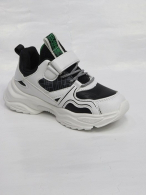 Buty sportowe chłopięce (27-32) F-89 WHITE/BLACK